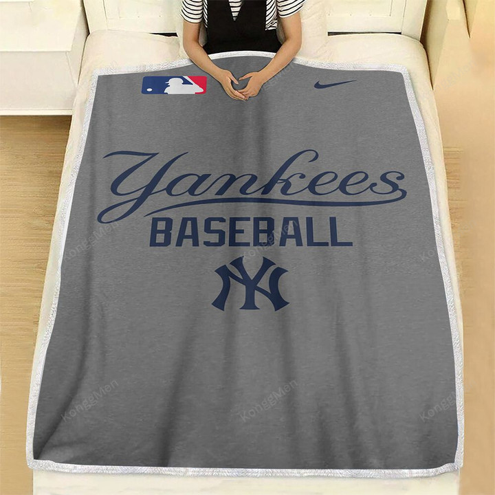 New York Yankees  Fleece Blanket - Baseball Mlb  Soft Blanket, Warm Blanket