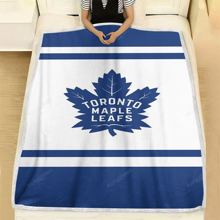 Toronto Maple Leafs Fleece Blanket - Ontario Hockey Tml Soft Blanket, Warm Blanket