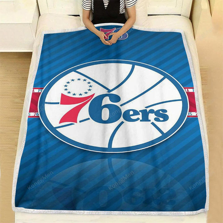 Philadelphia 76Ers Fleece Blanket - Philadelphia-76Ers Nba Basketball1001 Soft Blanket, Warm Blanket