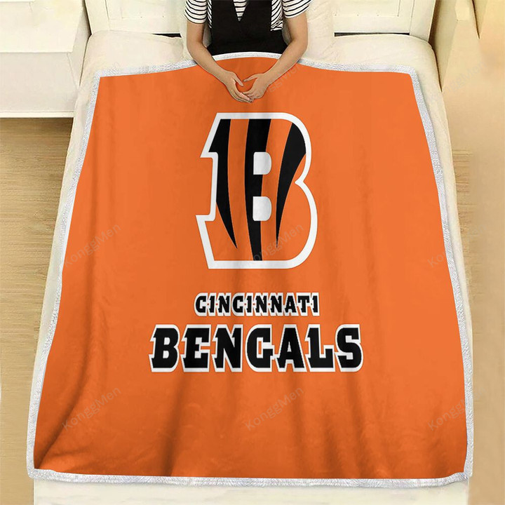 Nfl Bengals Fleece Blanket - Cincinnati  Soft Blanket, Warm Blanket