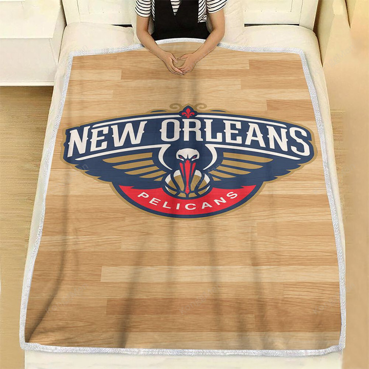 New Orleans Pelicans Fleece Blanket - Adidas And1 Champion Soft Blanket, Warm Blanket