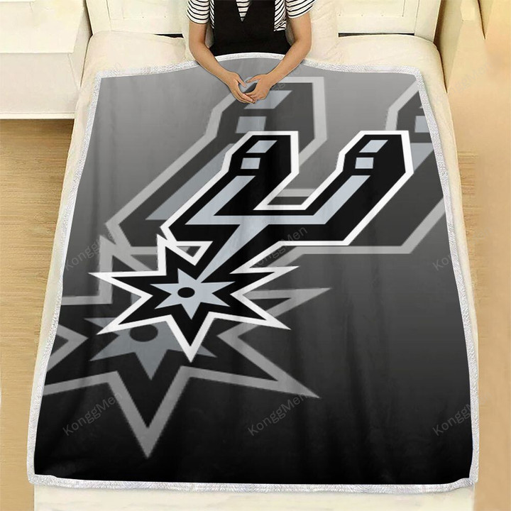 San Antonio Spurs Fleece Blanket - Nba Sas  Soft Blanket, Warm Blanket