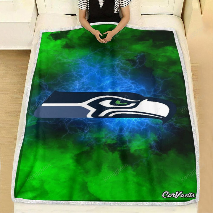 Seahawks  Fleece Blanket - Seattle Seahawks  Soft Blanket, Warm Blanket