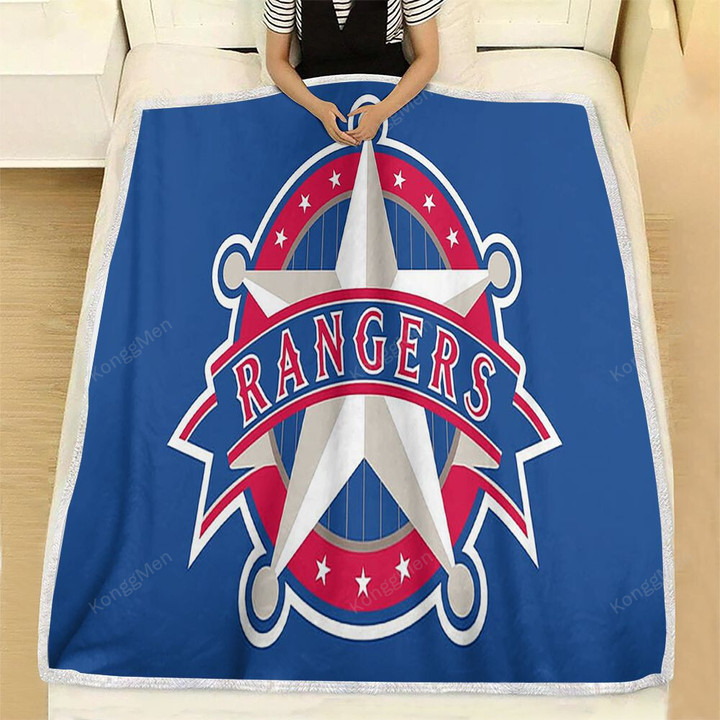 Texas Ranger Fleece Blanket - Texas 2012 Soft Blanket, Warm Blanket