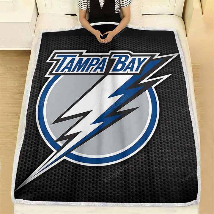 Tampa Bay Lightning Fleece Blanket - Hockey Lighting Nhl Soft Blanket, Warm Blanket