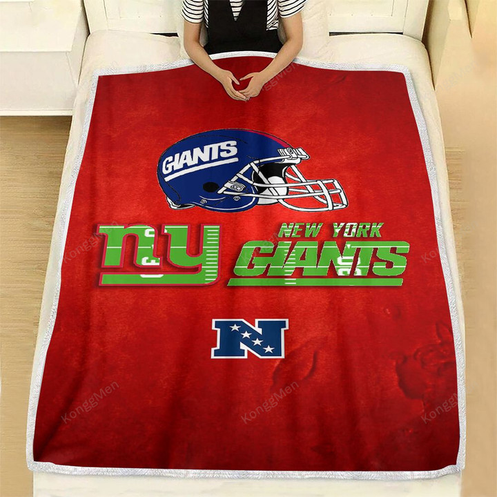 New York Giants Fleece Blanket - East Football Soft Blanket, Warm Blanket