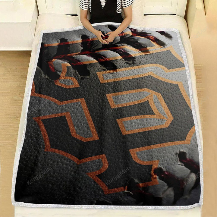 San Francisco Giants Baseball Fleece Blanket - Sf Giants  Soft Blanket, Warm Blanket