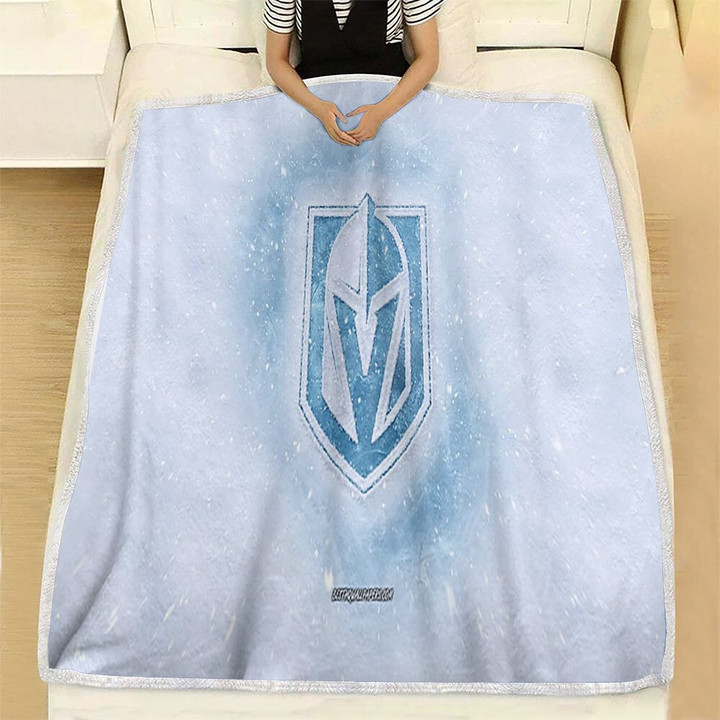 Vegas Golden Knights Fleece Blanket - American Hockey Club Nhl Soft Blanket, Warm Blanket