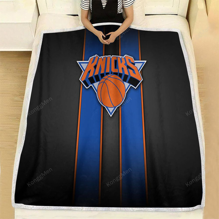 New York Knicks Fleece Blanket - Basketball Knicks Nba Soft Blanket, Warm Blanket