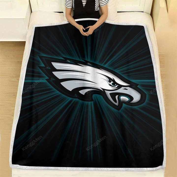 Philadelphia Eagles Fleece Blanket - Abstract Nfl Usa Soft Blanket, Warm Blanket