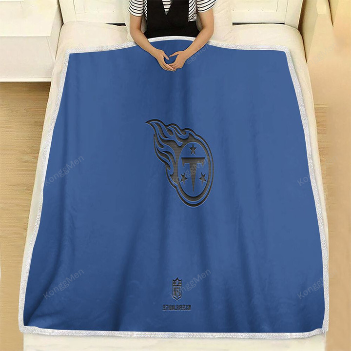 Tennessee Titans Fleece Blanket - Blue American Football Team Tennessee Titans  Soft Blanket, Warm Blanket