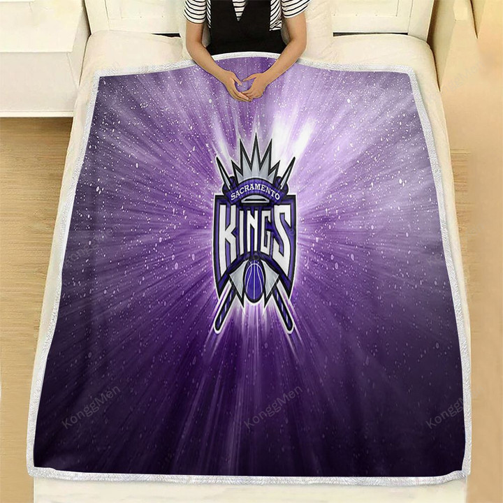 Sacramento Kings Fleece Blanket - Basketball Nba Soft Blanket, Warm Blanket