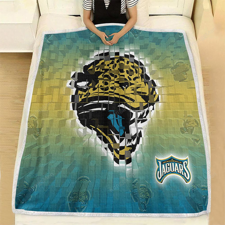 Nfl Jacksonville Jaguars Fleece Blanket - Professional 3D  Soft Blanket, Warm Blanket