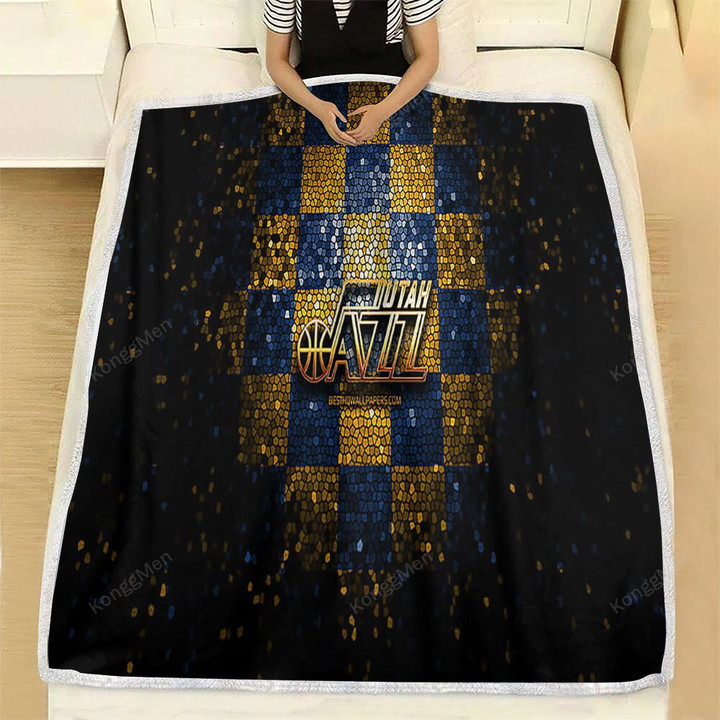 Utah Jazz Fleece Blanket - Basketball Usa Nba  Soft Blanket, Warm Blanket