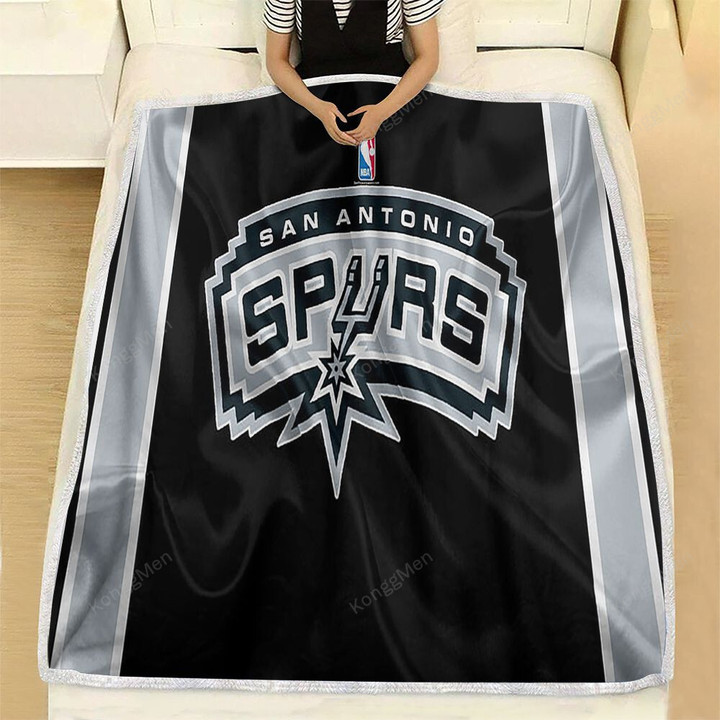 San Antonio Spurs Fleece Blanket - Basketball Club Nba  Soft Blanket, Warm Blanket