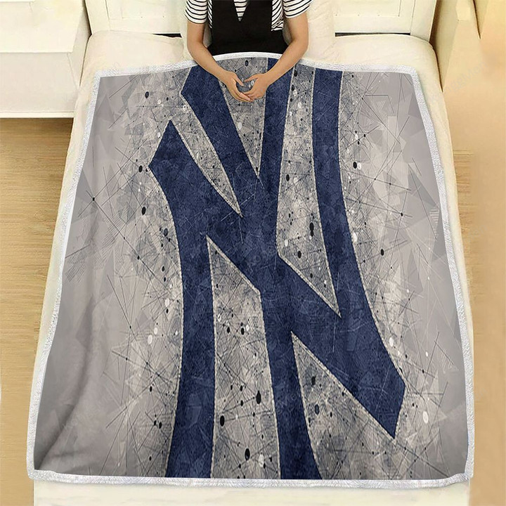 Ny New York Baseball Yankees Fleece Blanket -  Soft Blanket, Warm Blanket