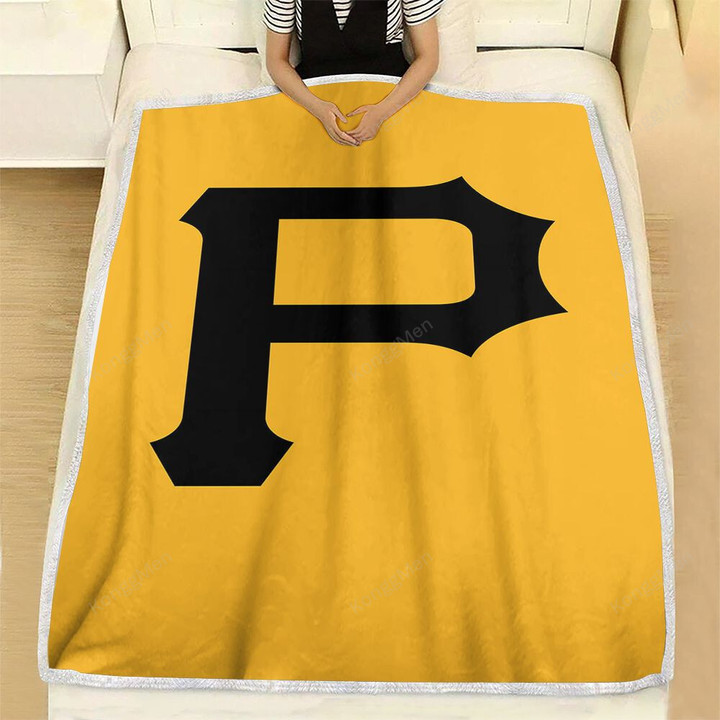 Pittsburgh Pirates Fleece Blanket - Mlb Baseball 2002 Soft Blanket, Warm Blanket