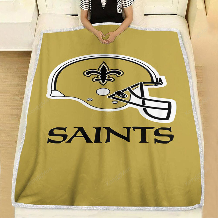 New Orleans Saints Fleece Blanket - Saints Nfl Football1001 Soft Blanket, Warm Blanket
