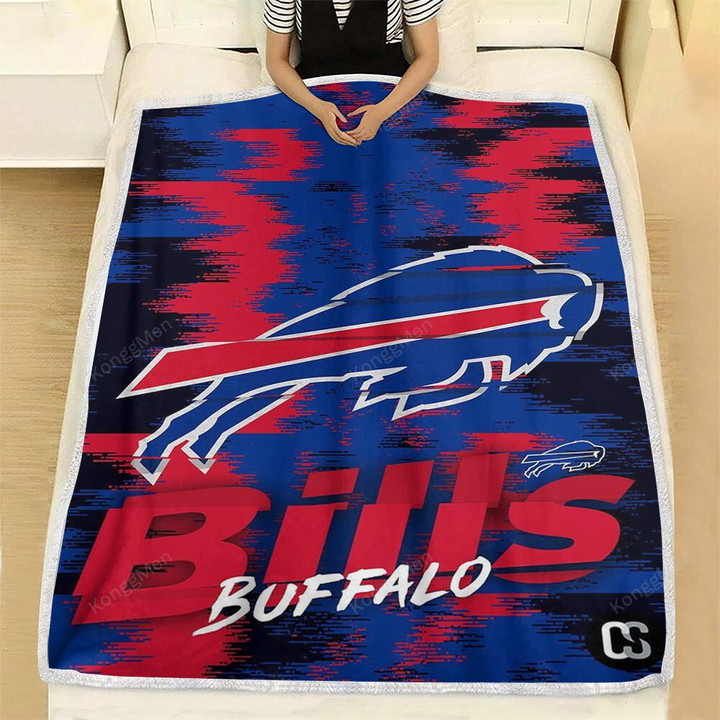 Nfl Football Fleece Blanket - Buffalo Bills  Soft Blanket, Warm Blanket