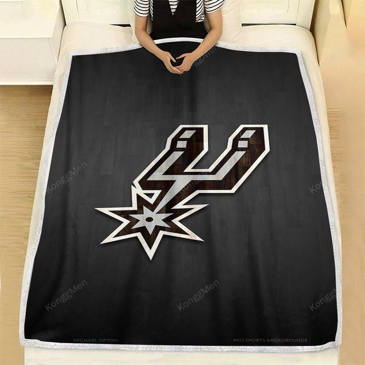 San Antonio Spurs Fleece Blanket - Basketball Nba San Antonio1001  Soft Blanket, Warm Blanket