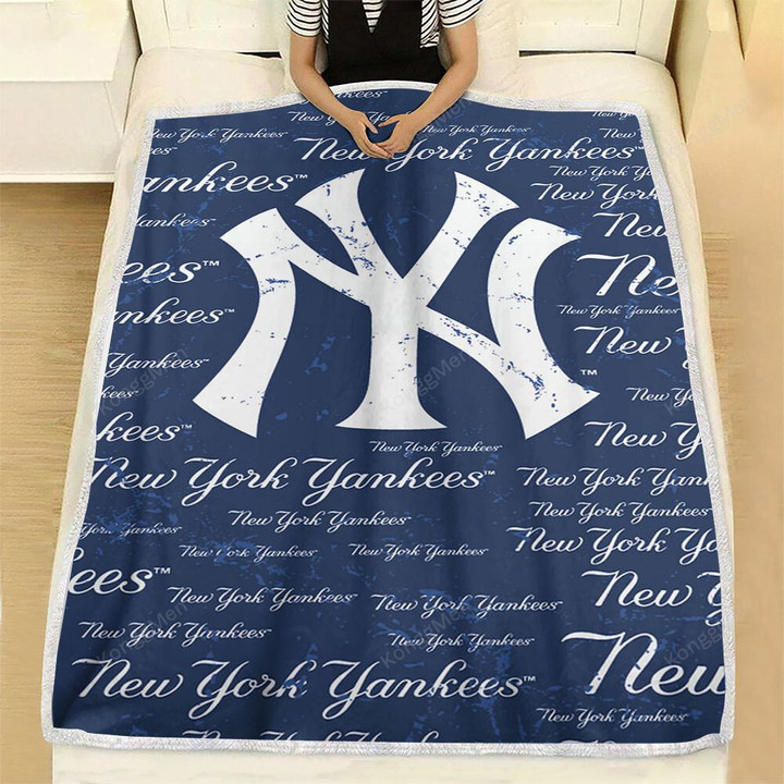 Ny Yankees Fleece Blanket - Baseball Mlb New2001 Soft Blanket, Warm Blanket