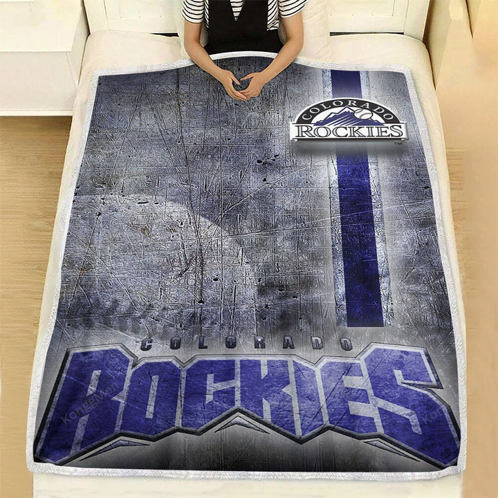 Rockies Fleece Blanket - Baseball Colorado Mlb Soft Blanket, Warm Blanket