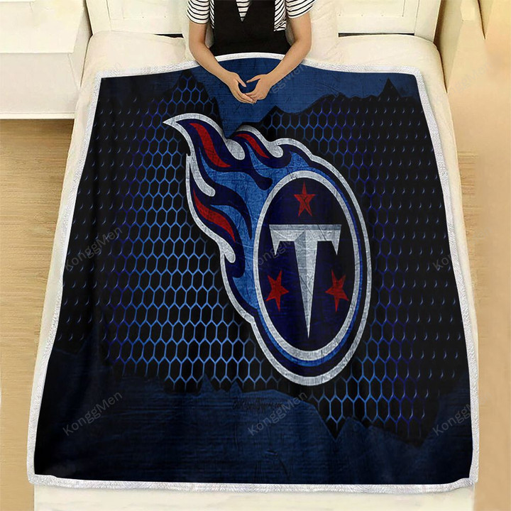 Tennessee Titans Fleece Blanket - Nfl American Football Afc Soft Blanket, Warm Blanket