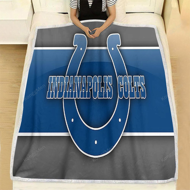 Sports Fleece Blanket - Football Indianapolis Colts2001 Soft Blanket, Warm Blanket
