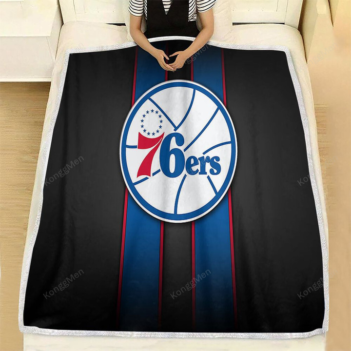 Philadelphia 76Ers Fleece Blanket - 76 76Ers Basketball Soft Blanket, Warm Blanket