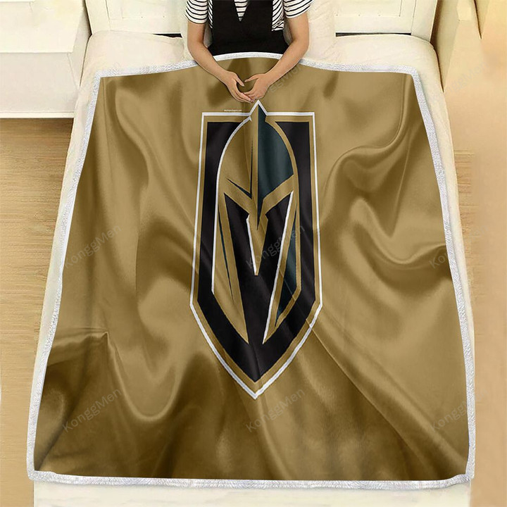 Vegas Golden Knights Fleece Blanket - Hockey Club Nhl  Soft Blanket, Warm Blanket