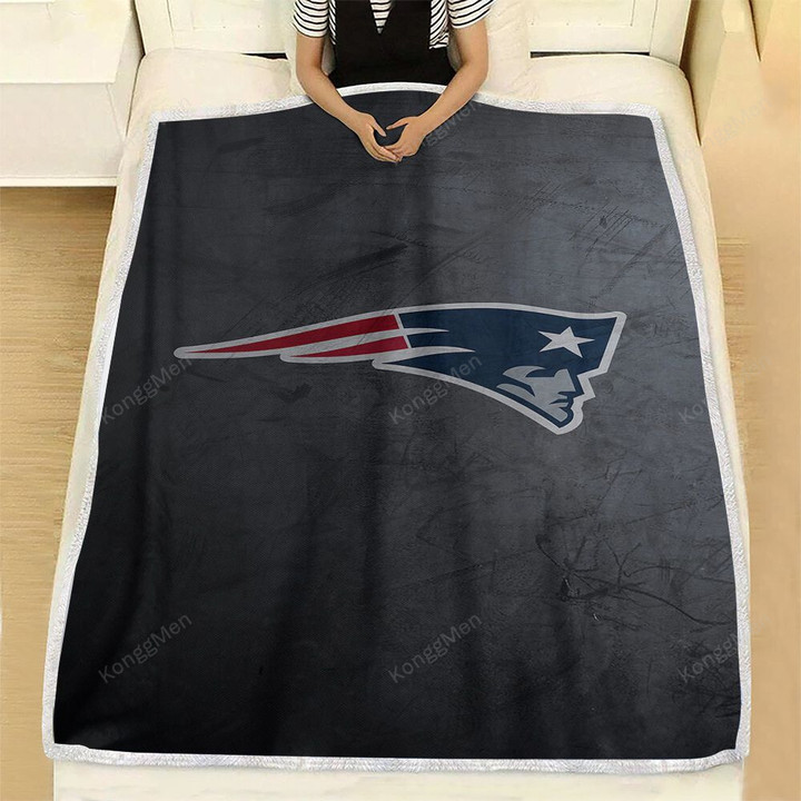 New England Patriots Fleece Blanket - American Football Nfl Pats1005 Soft Blanket, Warm Blanket