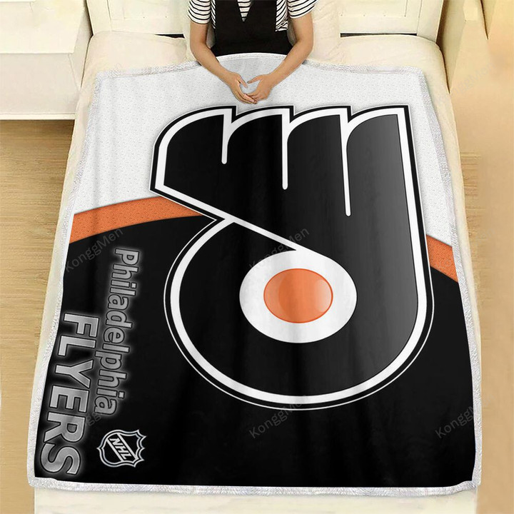 Philadelphia Flyers Fleece Blanket - Flyers Hockey Nhl Soft Blanket, Warm Blanket