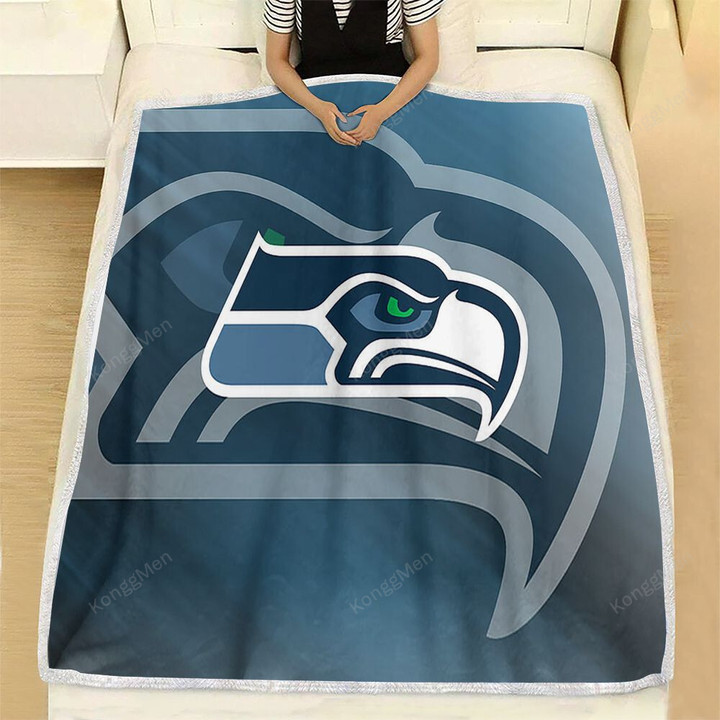 Seattle Seahawk Football Fleece Blanket - Seattle Seahawks  Soft Blanket, Warm Blanket