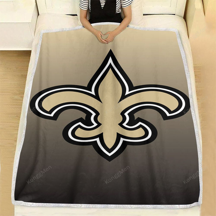 New Orleans Saints Fleece Blanket - New Orleans Nfl  Soft Blanket, Warm Blanket