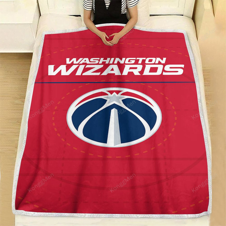 Washington Wizards Fleece Blanket - Washington Wizards Basketball Soft Blanket, Warm Blanket