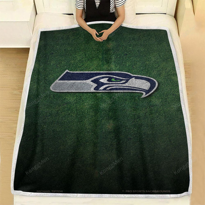 Seattle Seahawks Fleece Blanket - American Football Nfl Sport Soft Blanket, Warm Blanket