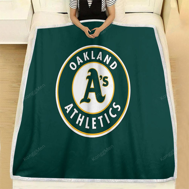 Oakland As 1 Fleece Blanket - Athletics  Soft Blanket, Warm Blanket