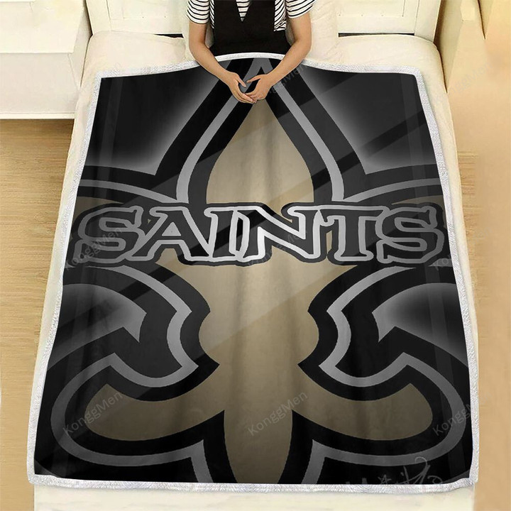 Saints Fleece Blanket - Football New Orleans Saints  Soft Blanket, Warm Blanket