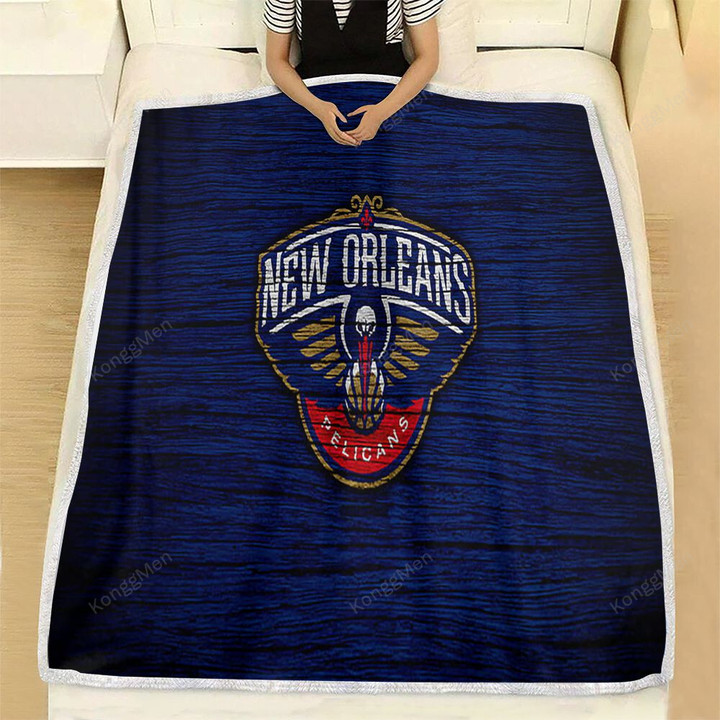 New Orleans Pelicans Fleece Blanket - Basketball Nba Team  Soft Blanket, Warm Blanket