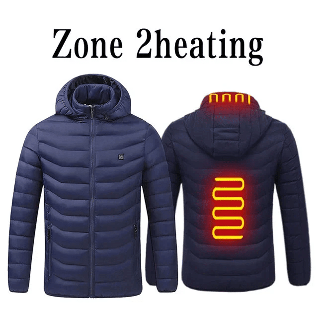 2-11 ELECTRIC HEATED AREAS JACKETS WINTER MEN WOMEN USB HEATING THERMAL UNISEX COAT CAMPING HIKING SKIING CLIMBING HOOD PARKA 8 reviews