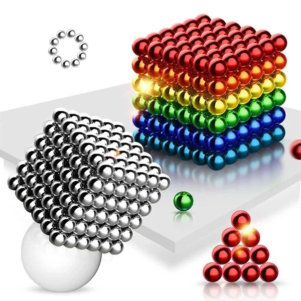 ✨ Multi Colored 216 Pcs Magnetic Balls 💥