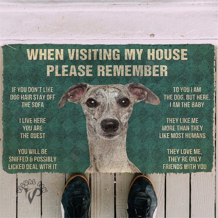 Please Remember Whippet Dogs House Rules