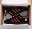 Real Madrid LPH-HL ST Smith Schuhe Ver 2 Black & Red Skate Schuhe