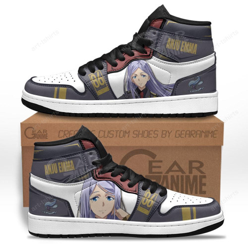 86 Eighty Six Anju Emma Air Jordan 1 Schuhe JD 1 Schuhe Custom Anime Schuhe