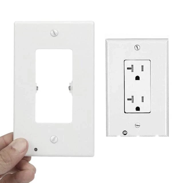 Outlet Wall Plate With Light