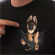 German Shepherd Pocket t-shirt