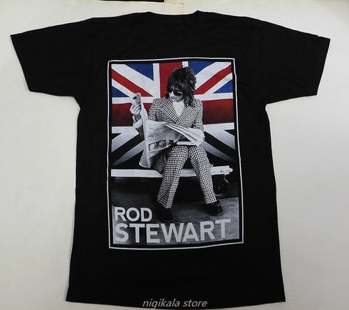 Rod Stewart Black T-Shirt