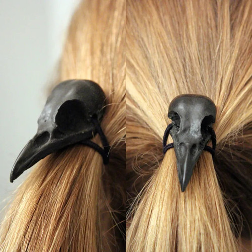 Crow Skull Pendant Hairband
