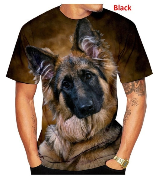 German Shepherd 3D t-shirt