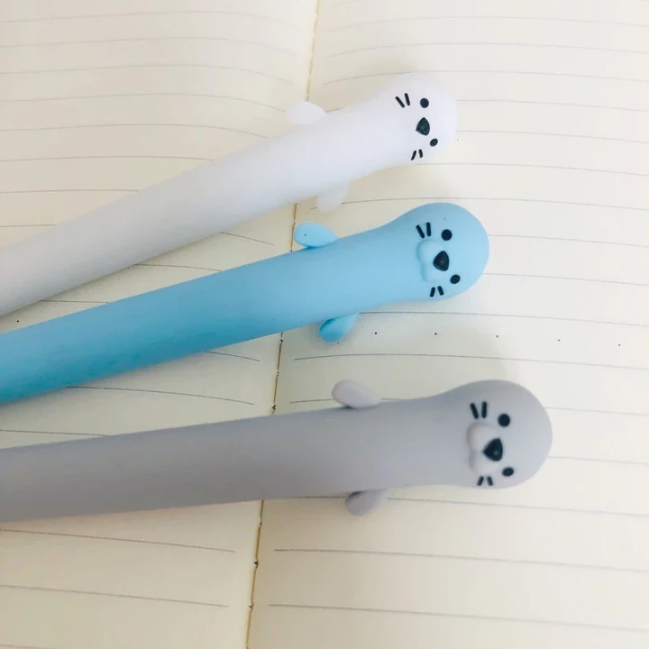 Cute Otter Silicone Gel Rollerball Pen